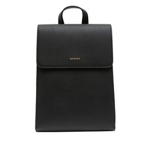 Samara Vegan Leather Backpack Black